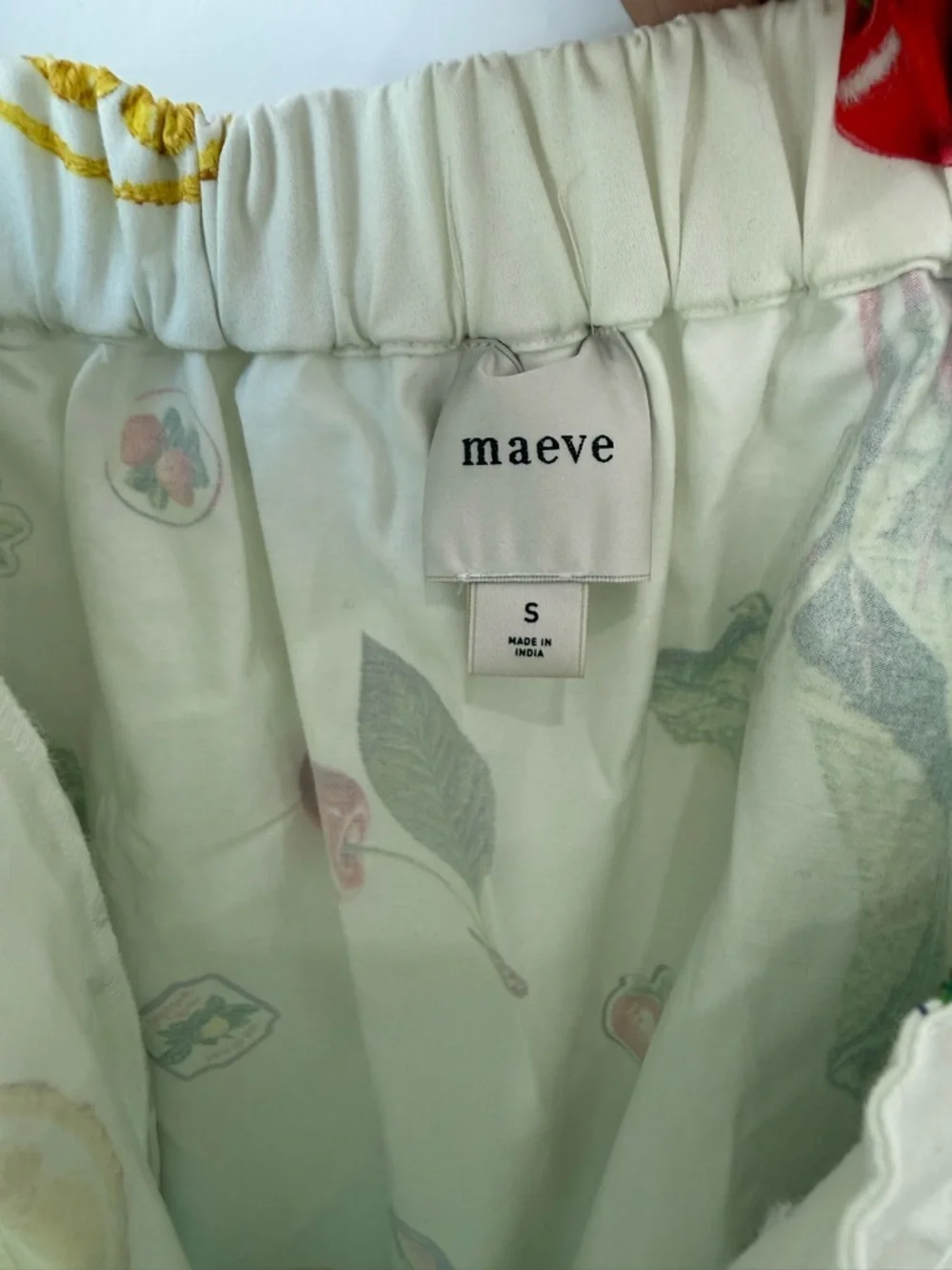 NWT The Jacie Poplin Printed Midi Skirt by Maeve - Anthropologie size Small - Picture 6 of 7